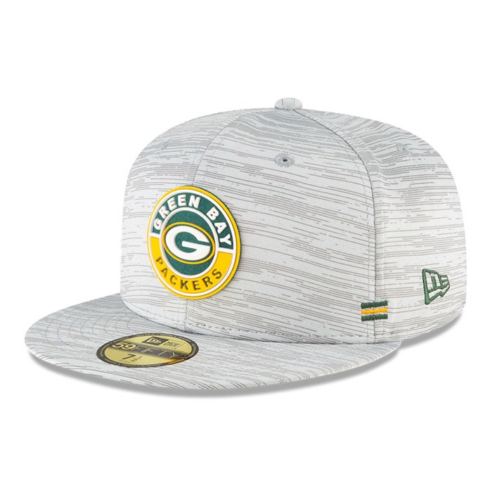 Green Bay Packers Sideline 59FIFTY Lippis Harmaat - New Era Lippikset Myynti FI-107384